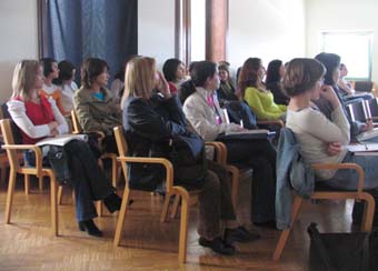 Alguns dos participantes na 2ª edião do curso (Abril de 2005)