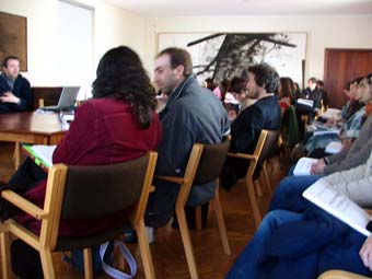Alguns dos participantes na 1ª edião do curso (Fevereiro de 2005)