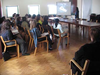 Alguns dos participantes na 2ª edião do curso (Abril de 2005)